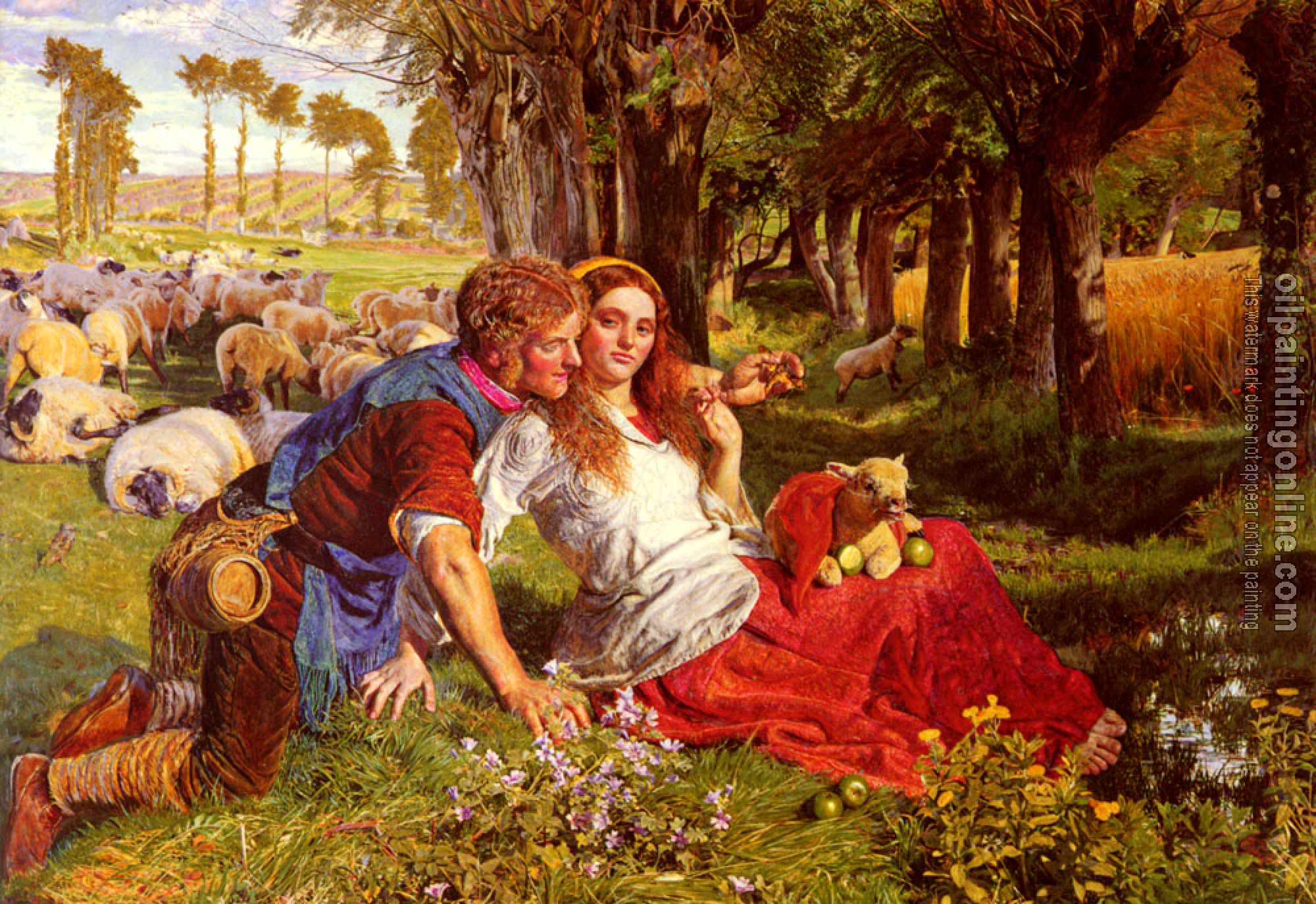 Hunt, William Holman - The Hireling Shepherd